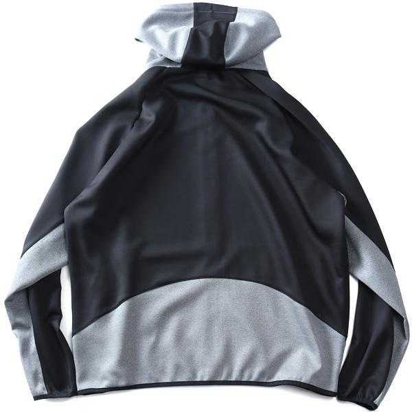 大きいサイズ メンズ LINKATION リンケーション セットアップ 天竺配色 フルジップ パーカー アスレジャー スポーツウェア lk-cj240408 Linkation（リンケーション） 大きいサイズ メンズ セットアップ 天竺