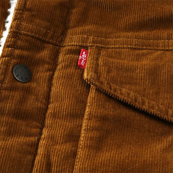 大きいサイズ メンズ LEVI'S リーバイス 裏ボア コーデュロイ トラッカー ジャケット SHERPA CORDUROY TRUCKER USA直輸入 lm8rc530｜bmo｜09