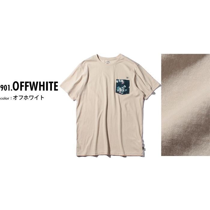 大きいサイズ メンズ BILLABONG ビラボン 切替 ポケット付 半袖 Tシャツ USA直輸入 m4331btp | BILLABONG | 01