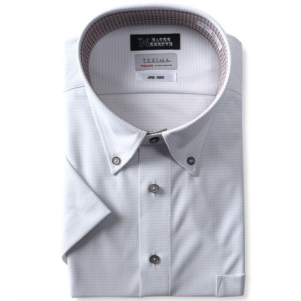 【2点購入で10,980円（税込）】 大きいサイズ メンズ MAGIC SHIRTS × TEXIMA ノーアイロン 半袖 ニット ワイシャツ ボタンダウン ms-230204bd | ブランド登録なし | 05
