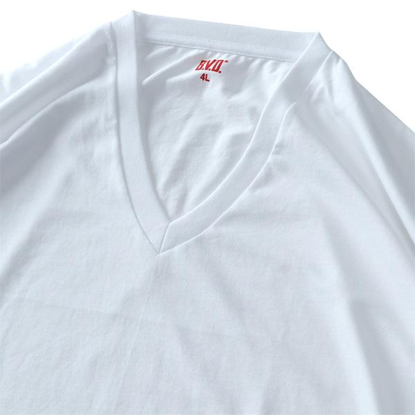 大きいサイズ メンズ B.V.D. ビーブイディー 吸水速乾 2P Vネック 半袖 Tシャツ 2枚セット 肌着 下着 nb205b2p | B.V.D | 05
