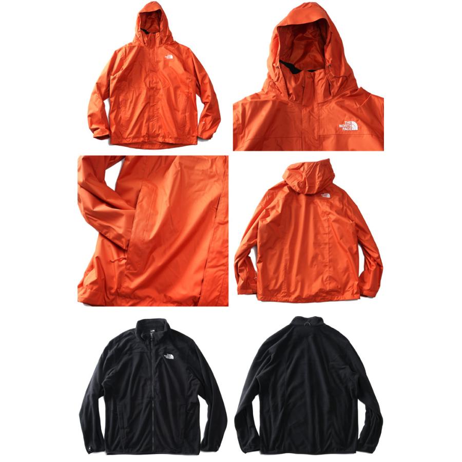 大きいサイズ メンズ THE NORTH FACE ノースフェイス 3WAY フーデッド ブルゾン マウンテンパーカー EVOLVE II TRICLIMATER JACKET USA直輸入 nf00cg55の画像