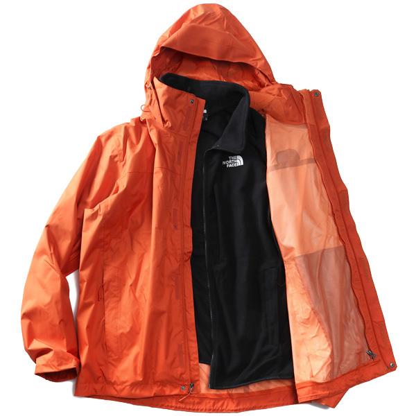 大きいサイズ メンズ THE NORTH FACE ノースフェイス 3WAY フーデッド ブルゾン マウンテンパーカー EVOLVE II TRICLIMATER JACKET USA直輸入 nf00cg55の画像