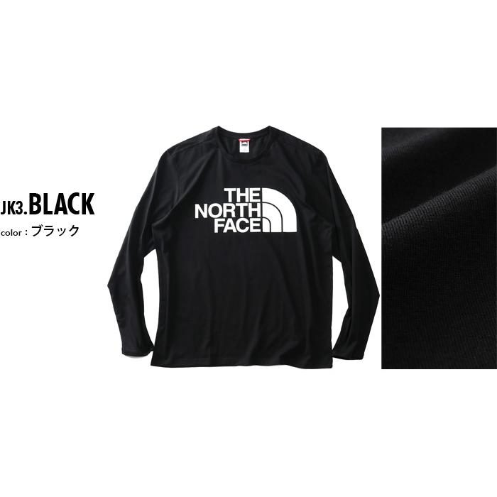 大きいサイズ メンズ THE NORTH FACE ノースフェイス ロゴプリント 長袖 Tシャツ STANDARD LS TEE USA直輸入 nf0a5585-jk3｜bmo｜02