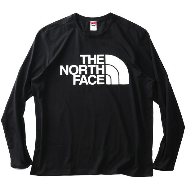 大きいサイズ メンズ THE NORTH FACE ノースフェイス ロゴプリント 長袖 Tシャツ STANDARD LS TEE USA直輸入 nf0a5585-jk3｜bmo｜04