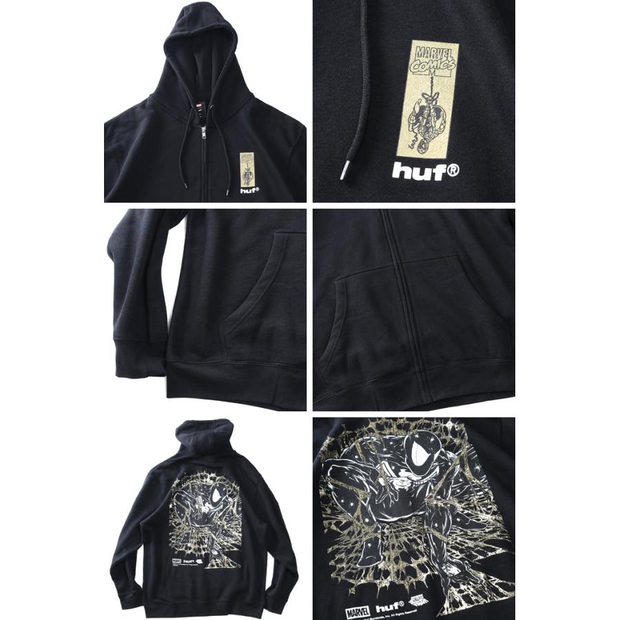 HUF（ハフ） 大きいサイズ メンズ x MARVEL マーベル スパイダーマン