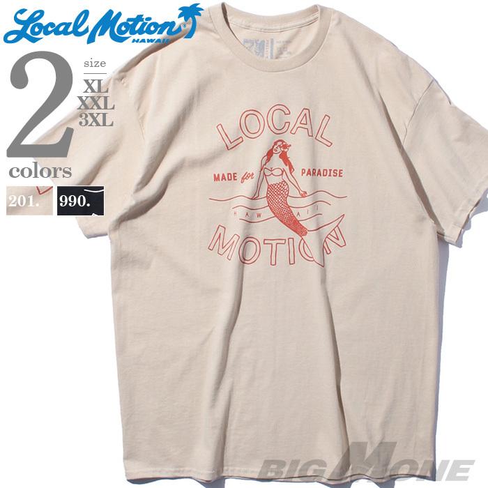 大きいサイズ メンズ LOCAL MOTION ローカルモーション 半袖 プリント 