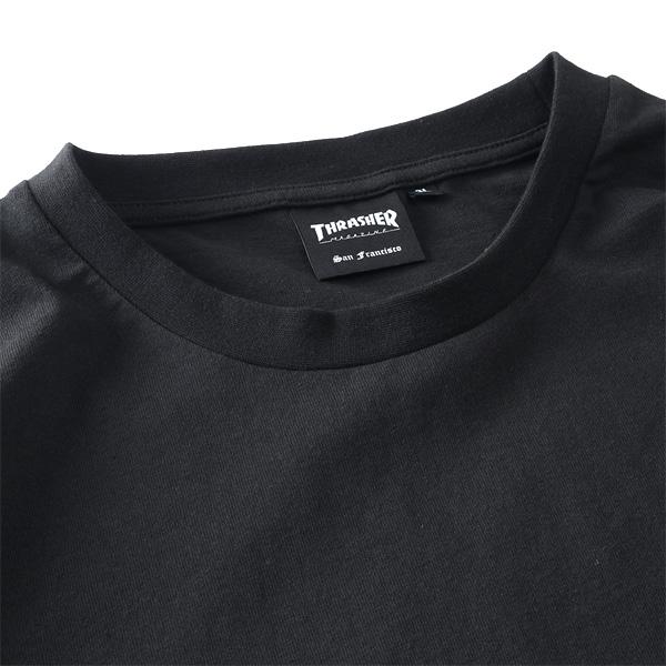 大きいサイズ メンズ THRASHER スラッシャー 袖ロゴプリント ロング Tシャツ 春夏新作 th26sp01k | THRASHER | 07