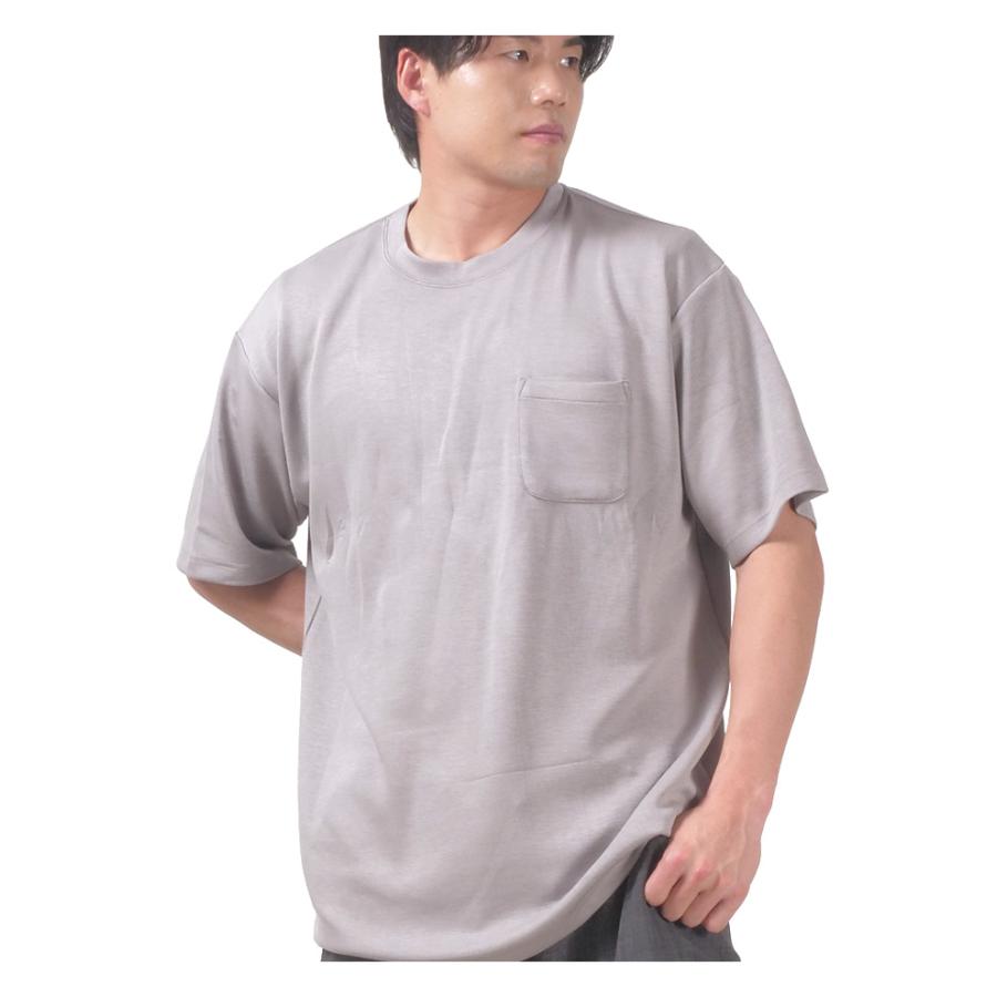 大きいサイズ メンズ DANIEL DODD とろみ冷感 ポケット付 半袖 Tシャツ 接触冷感 高ストレッチ tkzz25-2 【t2501】 | ブランド登録なし | 11
