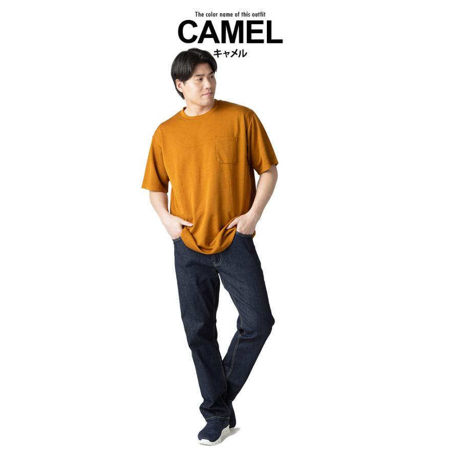 大きいサイズ メンズ DANIEL DODD とろみ冷感 ポケット付 半袖 Tシャツ 接触冷感 高ストレッチ tkzz25-2 【fre】 | ブランド登録なし | 03