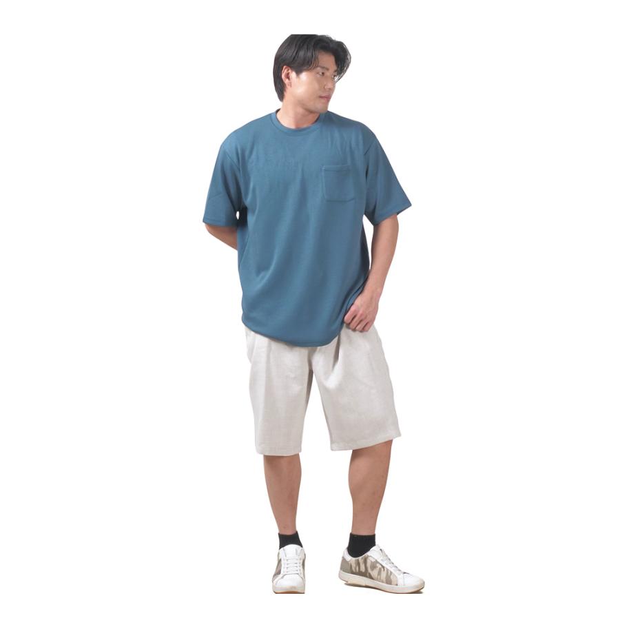 大きいサイズ メンズ DANIEL DODD とろみ冷感 ポケット付 半袖 Tシャツ 接触冷感 高ストレッチ tkzz25-2 【t2501】 | ブランド登録なし | 08