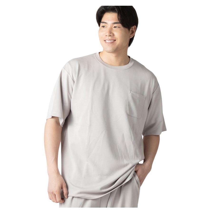 大きいサイズ メンズ DANIEL DODD とろみ冷感 ポケット付 半袖 Tシャツ 接触冷感 高ストレッチ tkzz25-2 【fre】 | ブランド登録なし | 08