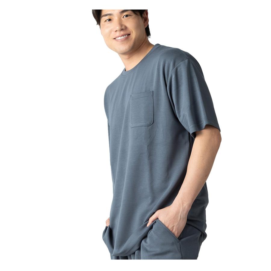 大きいサイズ メンズ DANIEL DODD とろみ冷感 ポケット付 半袖 Tシャツ 接触冷感 高ストレッチ tkzz25-2 【fre】 | ブランド登録なし | 09