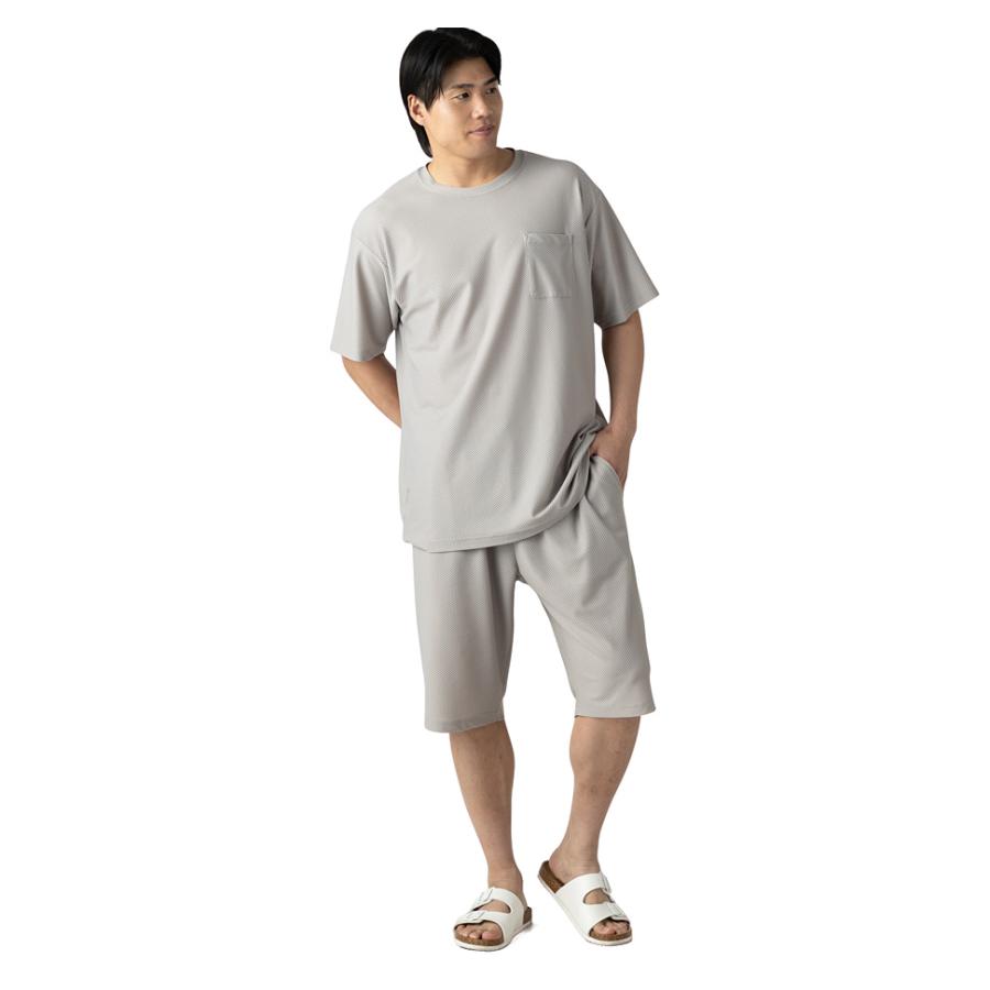 大きいサイズ メンズ DANIEL DODD 冷感 ハニカムメッシュ 半袖 Tシャツ ストレッチ 吸水速乾 UVカット クールタッチ 春夏新作 tkzz26-3 【fre】 | ブランド登録なし | 07