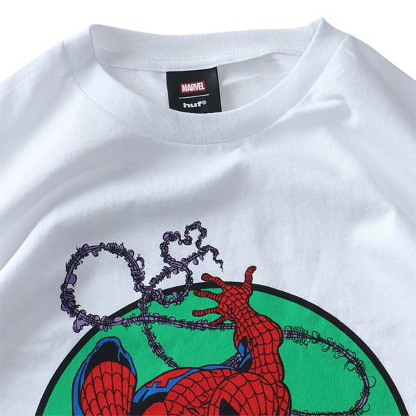大きいサイズ メンズ HUF ハフ ｘ MARVEL マーベル スパイダーマン 半袖 Tシャツ SPIDER-MAN THREE HUNDRED TEE USA直輸入 ts02724 HUF（ハフ） 大きいサイズ メンズ x MARVEL マーベル スパイダーマン