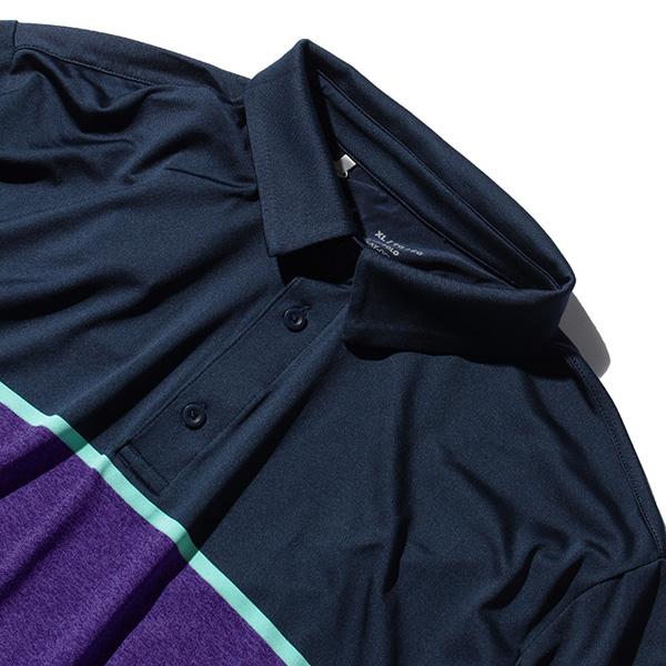 大きいサイズ メンズ UNDER ARMOUR アンダーアーマー ボーダー柄 半袖 ゴルフ ポロシャツ USA直輸入 um0833 | UNDER ARMOUR | 04