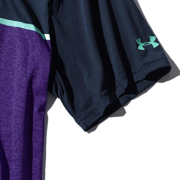 大きいサイズ メンズ UNDER ARMOUR アンダーアーマー ボーダー柄 半袖 ゴルフ ポロシャツ USA直輸入 um0833 | UNDER ARMOUR | 05