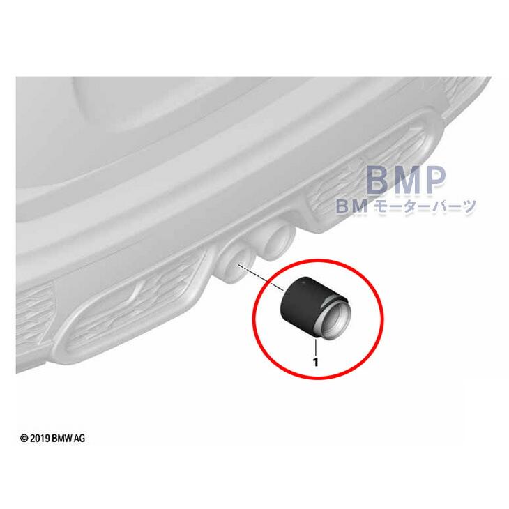 BMW MINI 純正 F54 F55 F56 F57 JCW ノーマルマフラー用 カーボン