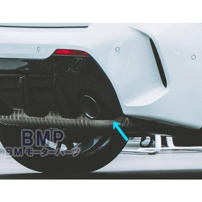 BMW MINI REMUS F54F60用カーボンテールパイプトリムクリア塗装 REMUS マフラーカッターカーボンUVカットクリアコート塗布 の