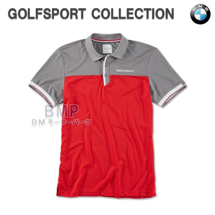 BMW 純正 GOLFSPORT COLLECTION ポロシャツ レッド メンズ｜bmp