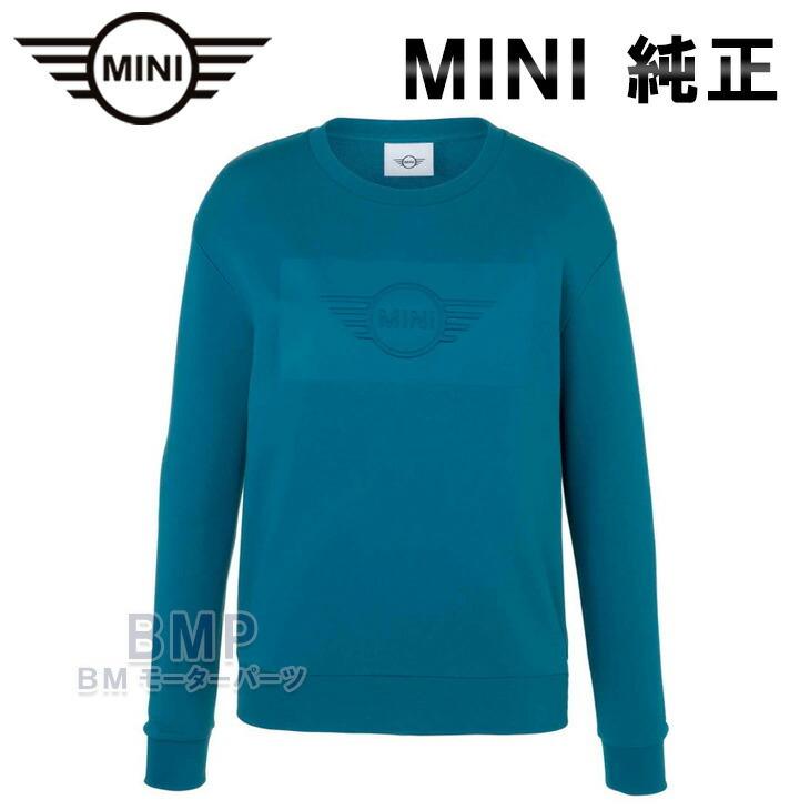 BMW MINI 純正 MINI COLLECTION 2022 MINI ロゴ ロング スリーブ アイランド ブルー レディース コレクション