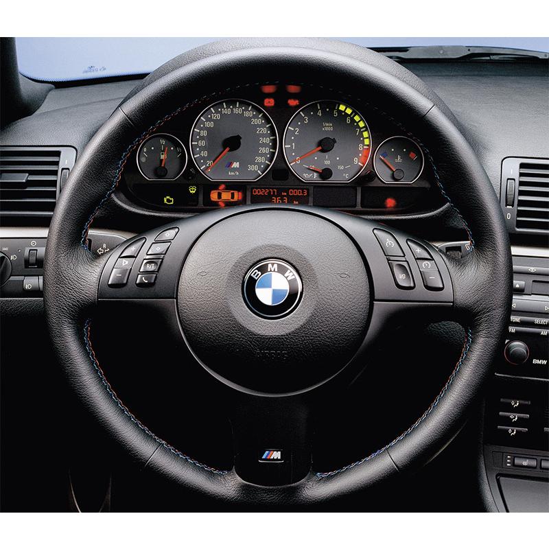 BMW ステアリング E46 M3 SMG用 レザー ホイール マルチファンクション 
