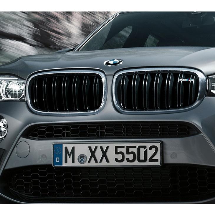 BMW 純正 F85 X5M 標準装備 クローム キドニー グリル セット 