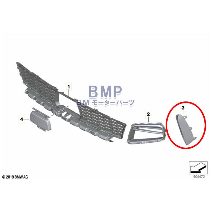 BMWフロントバンパーサイドトリム左右 BMWフロントバンパーサイドトリム左右