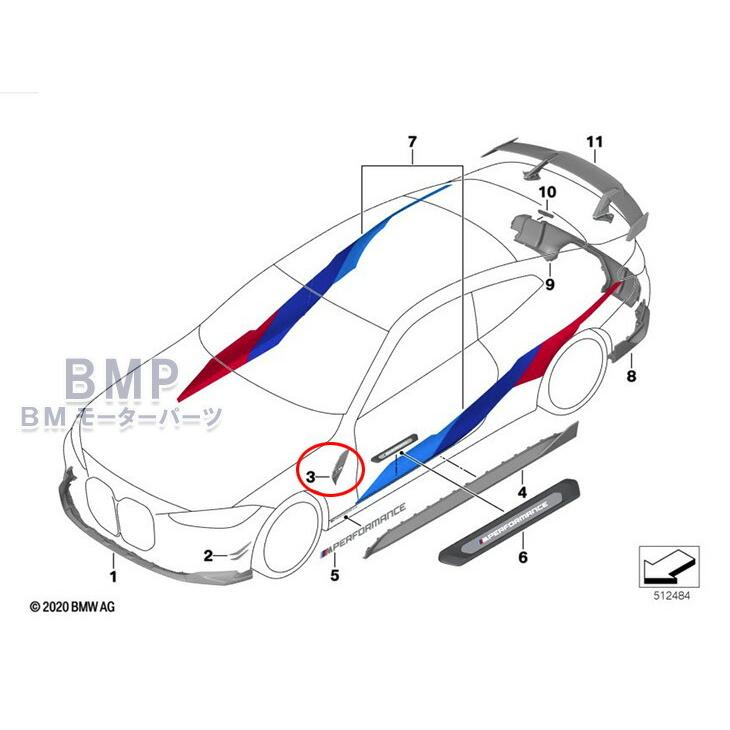 BMW 純正 G80 M3 Competition M Performance カーボン エア ブリーザー 