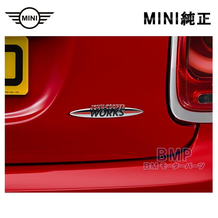 BMW MINI 純正 JCW リア トランク エンブレム John Cooper Works R55 R56 R57 R58 R59 R60 F54 F55 F56 F57 F60