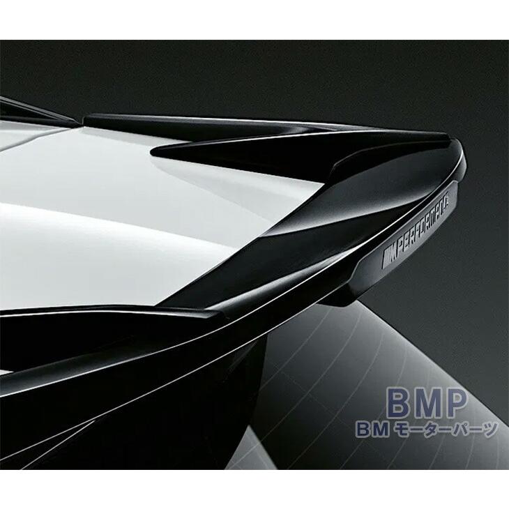 BMW 純正 F97 X3M M Performance ルーフ スポイラー ハイグロス ブラック パフォーマンス リアスポイラー 51192471091の画像