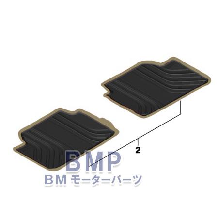 BMW 純正 フロアマット F30 F31 F80 3シリーズ リヤ用 ラバーマット 