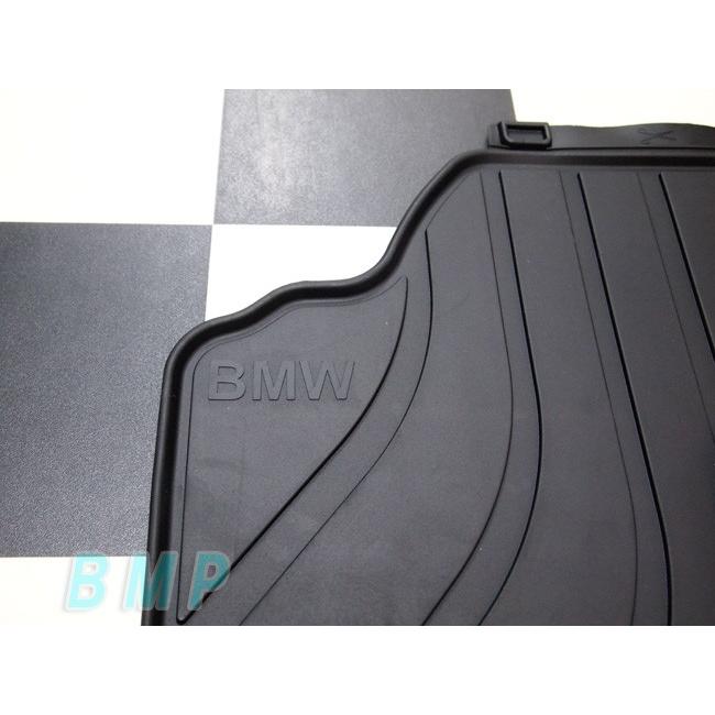 BMW 純正 フロアマット E90 E91 BMW 3シリーズ用 リヤ ラバーマットセット ブラック
