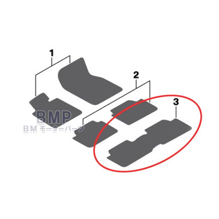 BMW 純正 G05 X5 フロア マット サキソニー ロイヤル シャギー サード