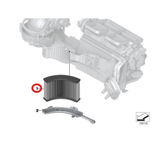 BMW 純正 エアコンフィルター (マイクロ チャコール フィルター) F20 F22 F87 F23 F30 F80 F31 F34 F32 F33 F82 F33 F83 F36_2