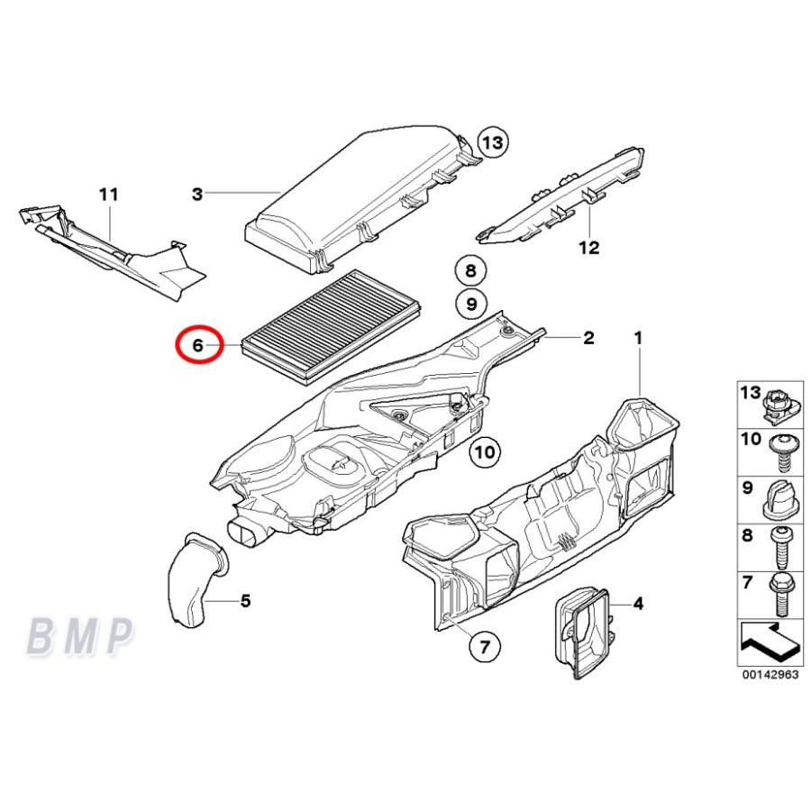 リアル店舗 BMW 純正 E60 E61 エアコン フィルター 車、バイク、自転車