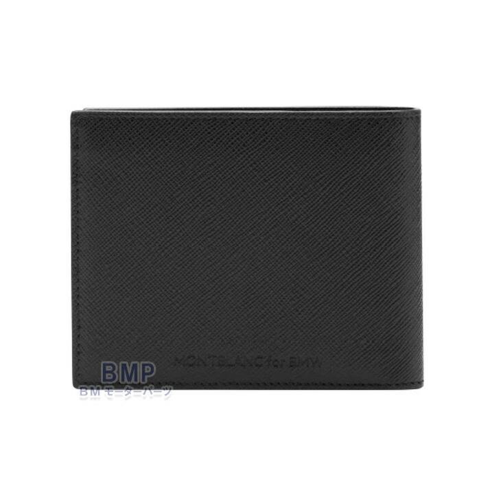 BMW 純正 BMW COLLECTION 2024 MONTBLANC FOR BMW 財布 二つ折り ウォレット コインポケット付き ブラック コレクションの画像
