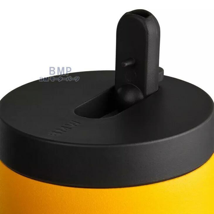 BMW 純正 BMW COLLECTION 2024 BMW ワードマーク サーモマグ タンブラー ラージ 560ml ステンレス イエロー コレクションの画像
