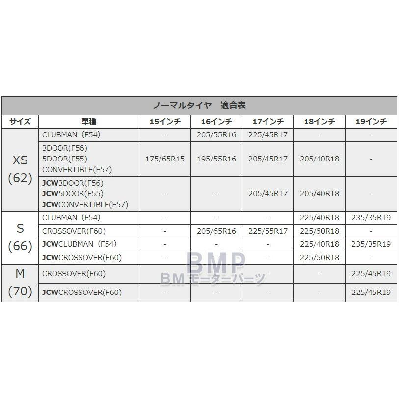 MINI（ミニ） BMW MINI 純正 スノーソックス 2023年発売 ブラック 布製