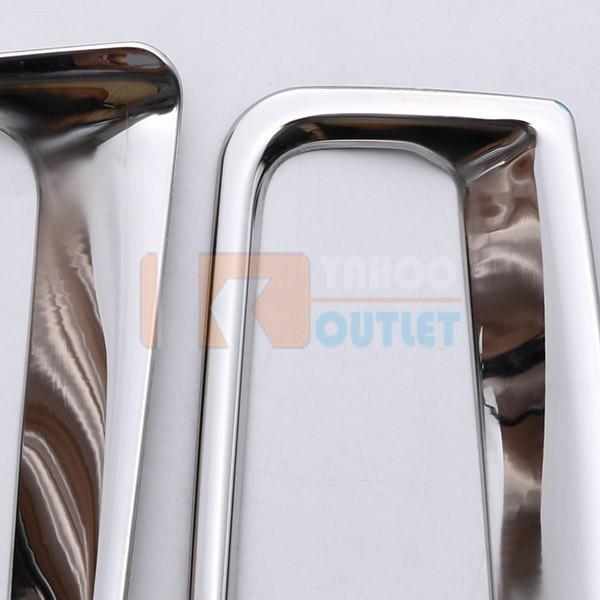 大放出セール 大人気 アルファード/ヴェルファイア 30系 前/後期 リアリフレクターカバー ガーニッシュ ステンレス製 鏡面 メッキ カスタム パーツ 2P 3598 |  | 02