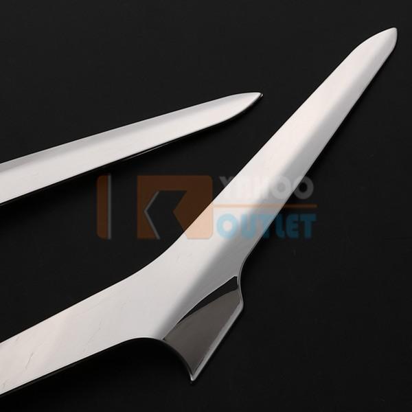 トヨタ ヴェルファイア 30系 前期 後期 フロントヘッドライトトリム ガーニッシュ ステンレス製 鏡面 メッキ パーツ 2P 3602