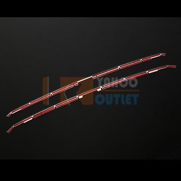 【セット割】ヴェルファイア 30系 後期 フロントバンパーグリルカバー ガーニッシュ 上下 4P セット 鏡面 メッキモール カスタムパーツ 3628 |  | 06