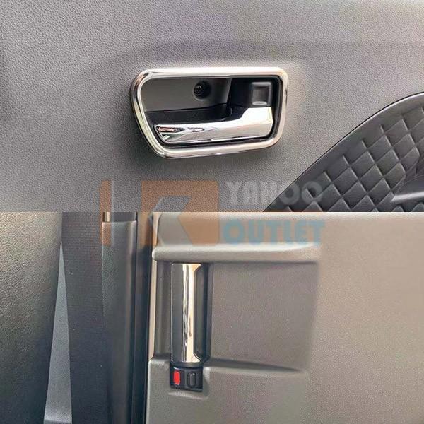 人気 ダイハツ タント カスタム LA650/660S 前期 後期 ドアベゼル ドアハンドルカバー インパネル ステンレス製 鏡面 内装 パーツ 4pcs 4492 |  | 01