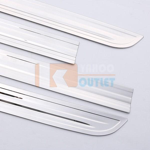 大放出セール 大人気 スズキ スペーシア カスタム MK53S 2017年12月〜 ドアトリム ドアパネル ガーニッシュ ステンレス製 鏡面 メッキ 外装 パーツ 4p 4612 |  | 02