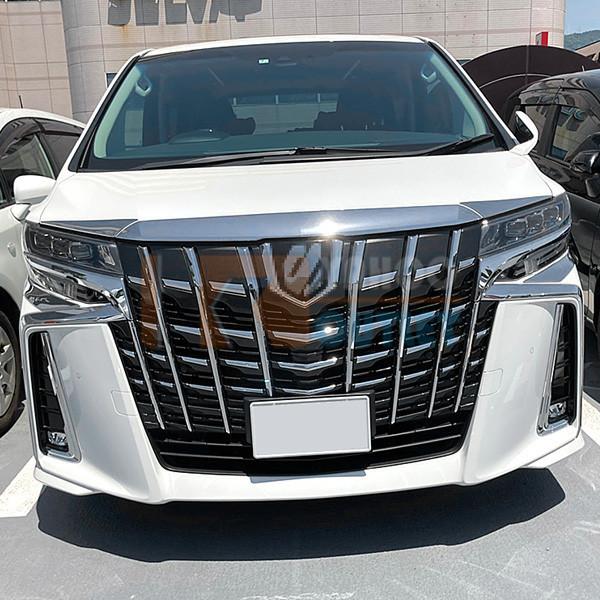 大放出セール トヨタ アルファード 30系 後期 2018年1月〜 ヘッドライトトリム アイライン ガーニッシュ ステンレス製 鏡面 カスタム パーツ 6P 5265 |  | 05