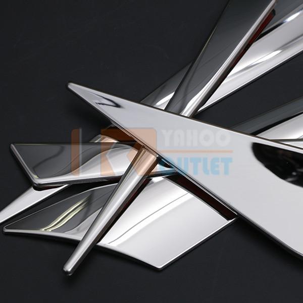 大放出セール トヨタ アルファード 30系 後期 2018年1月〜 ヘッドライトトリム アイライン ガーニッシュ ステンレス製 鏡面 カスタム パーツ 6P 5265 |  | 06