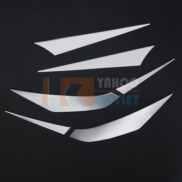 大放出セール トヨタ アルファード 30系 後期 2018年1月〜 ヘッドライトトリム アイライン ガーニッシュ ステンレス製 鏡面 カスタム パーツ 6P 5265 |  | 07