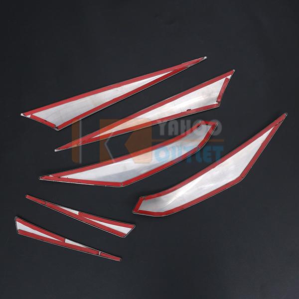 大放出セール トヨタ アルファード 30系 後期 2018年1月〜 ヘッドライトトリム アイライン ガーニッシュ ステンレス製 鏡面 カスタム パーツ 6P 5265 |  | 08