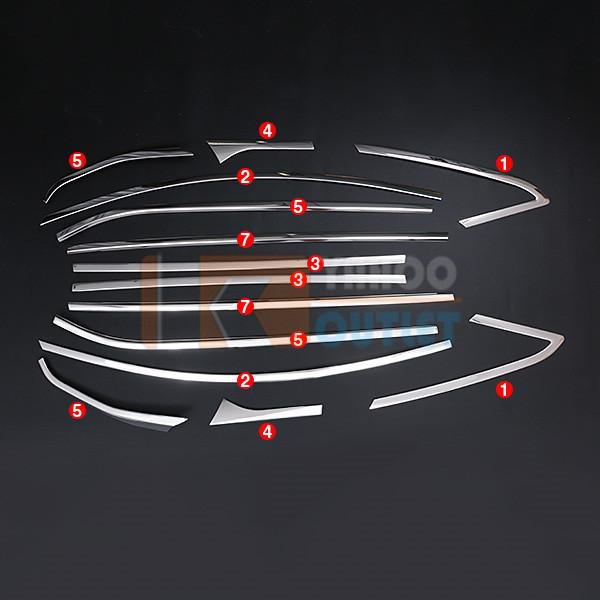 日産 リーフ ZE1 2017年10月〜 ウィンドウトリム ウェザーストリップ