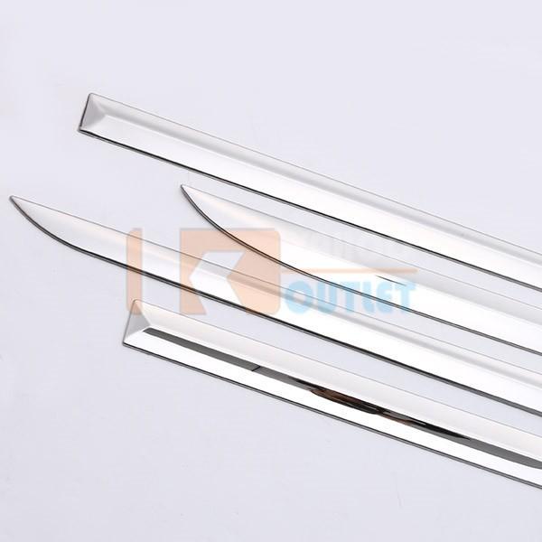 大放出セール 大人気 トヨタ プリウス 30系 前期/後期 ドアトリム ドアアンダーモール ガーニッシュ ステンレス製 鏡面仕上げ カスタムパーツ 外装 4pcs EX216 |  | 02